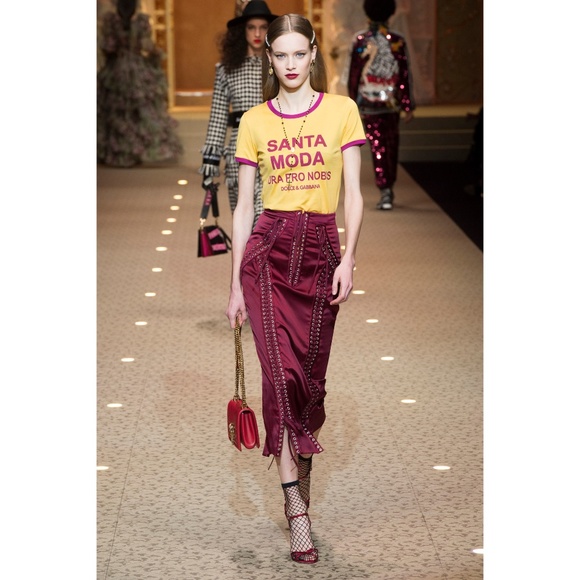 SOLD -Dolce & Gabbana Fall 2018 Runway Look 38 Skirt - Picture 3 of 12